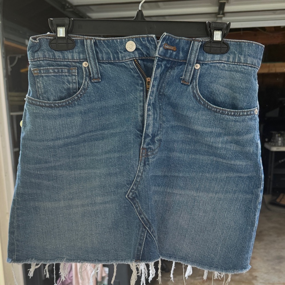 Madewell Blue Denim Skirt